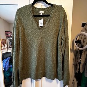 Olive green sweater